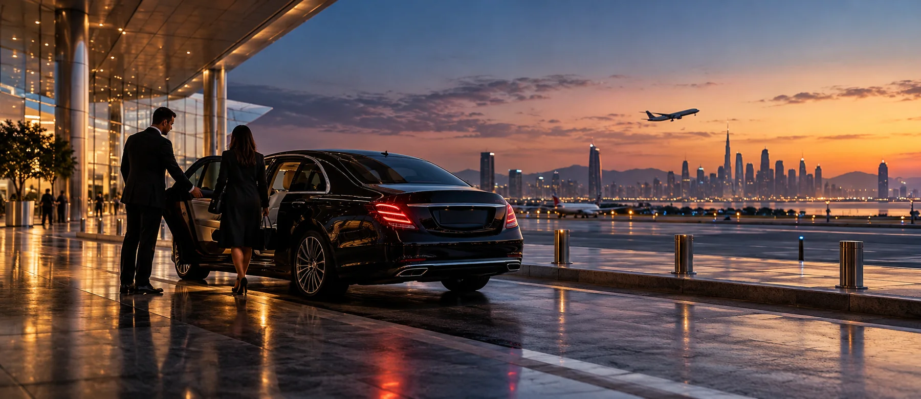 International airport and executive ground transfer
